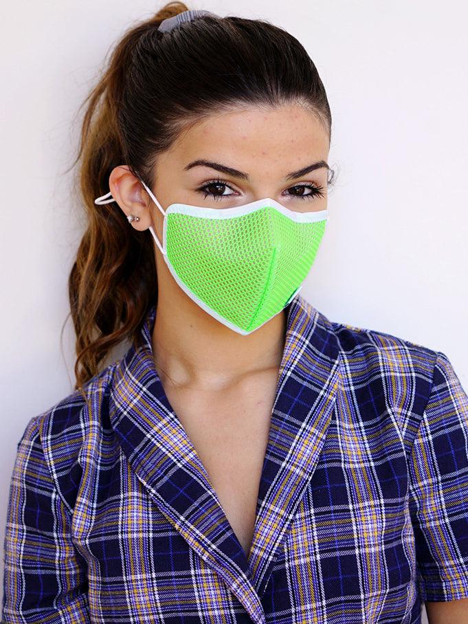 CLOUD Airflow Face Mask Sports Mesh For Youth Lime